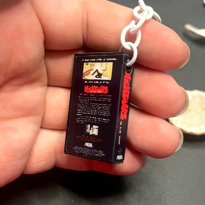 Nightmare On Elm Street VHS Case Keyring