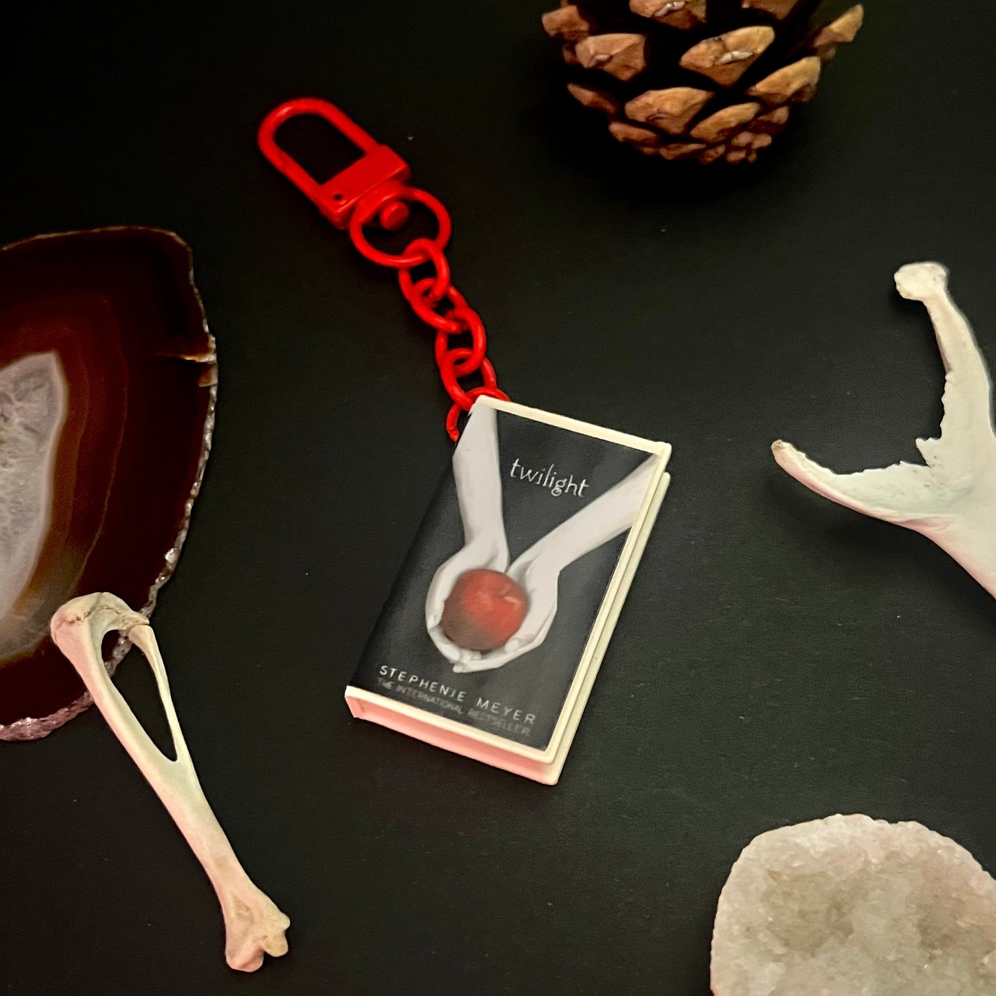 Twilight Book Keychain