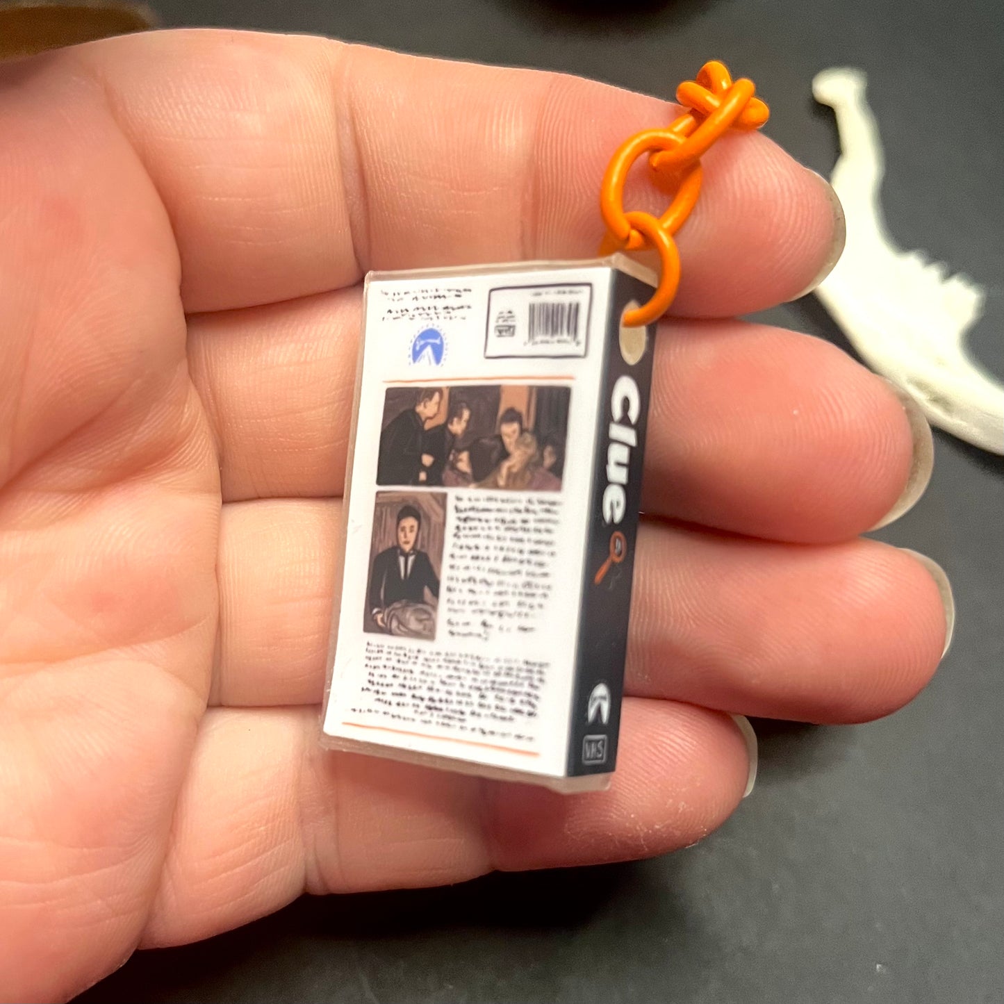 Clue VHS Case Keyring