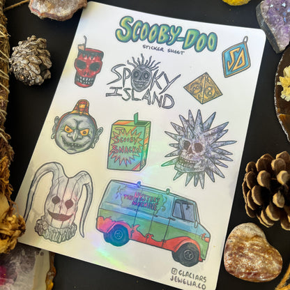 Scooby Doo Sticker Sheet